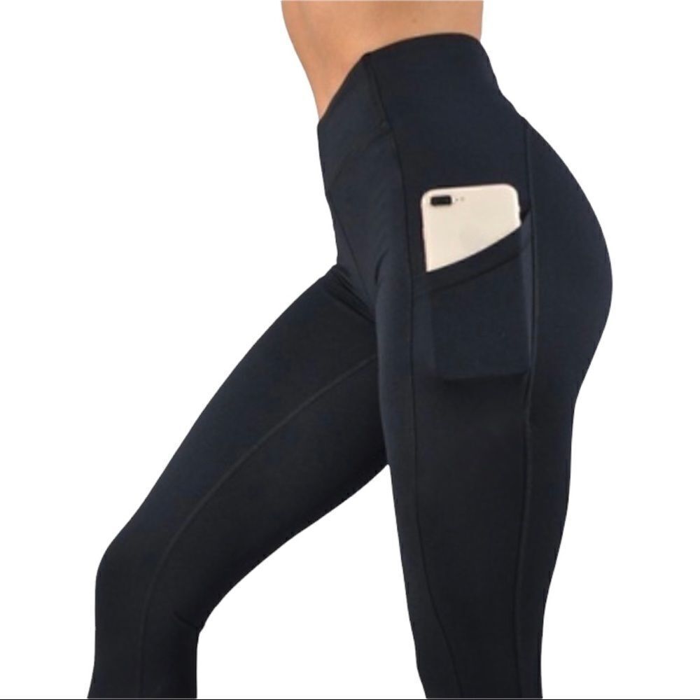Black Yoga Slim Fit Leggings Size S